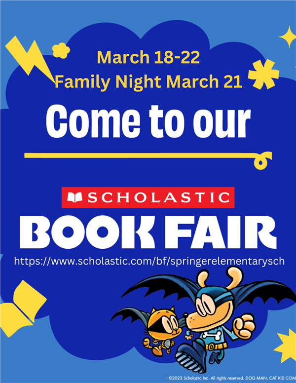  flyer for book fair